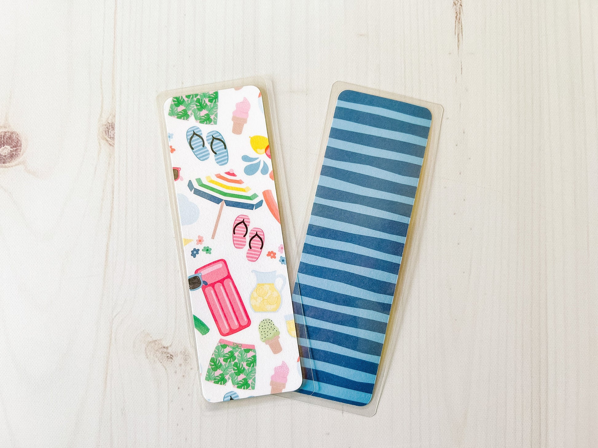 Sunny Pool Day Bookmark | Summer Bookmark | Beach Bookmark | Cute Bookmark | Pool Bookmark | Popsicle Bookmark | Pool Float Bookmark