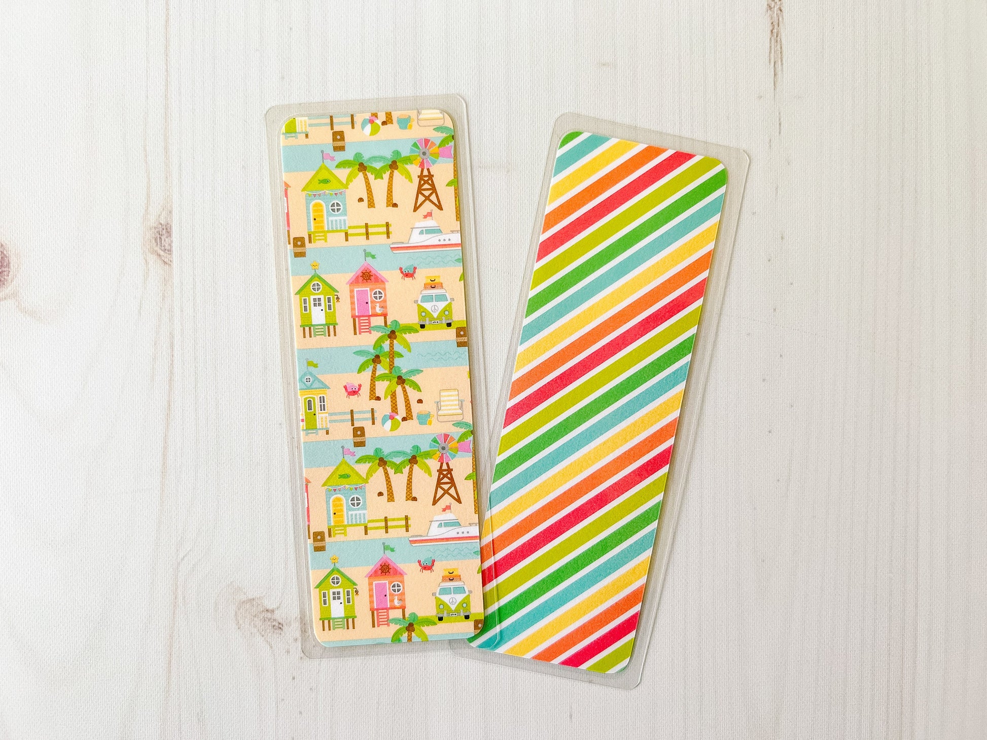 Caribbean Island | Summer Bookmark | Beach Bookmark | Cute Bookmark | Boat Bookmark | Lighthouse Bookmark | Fish Bookmark