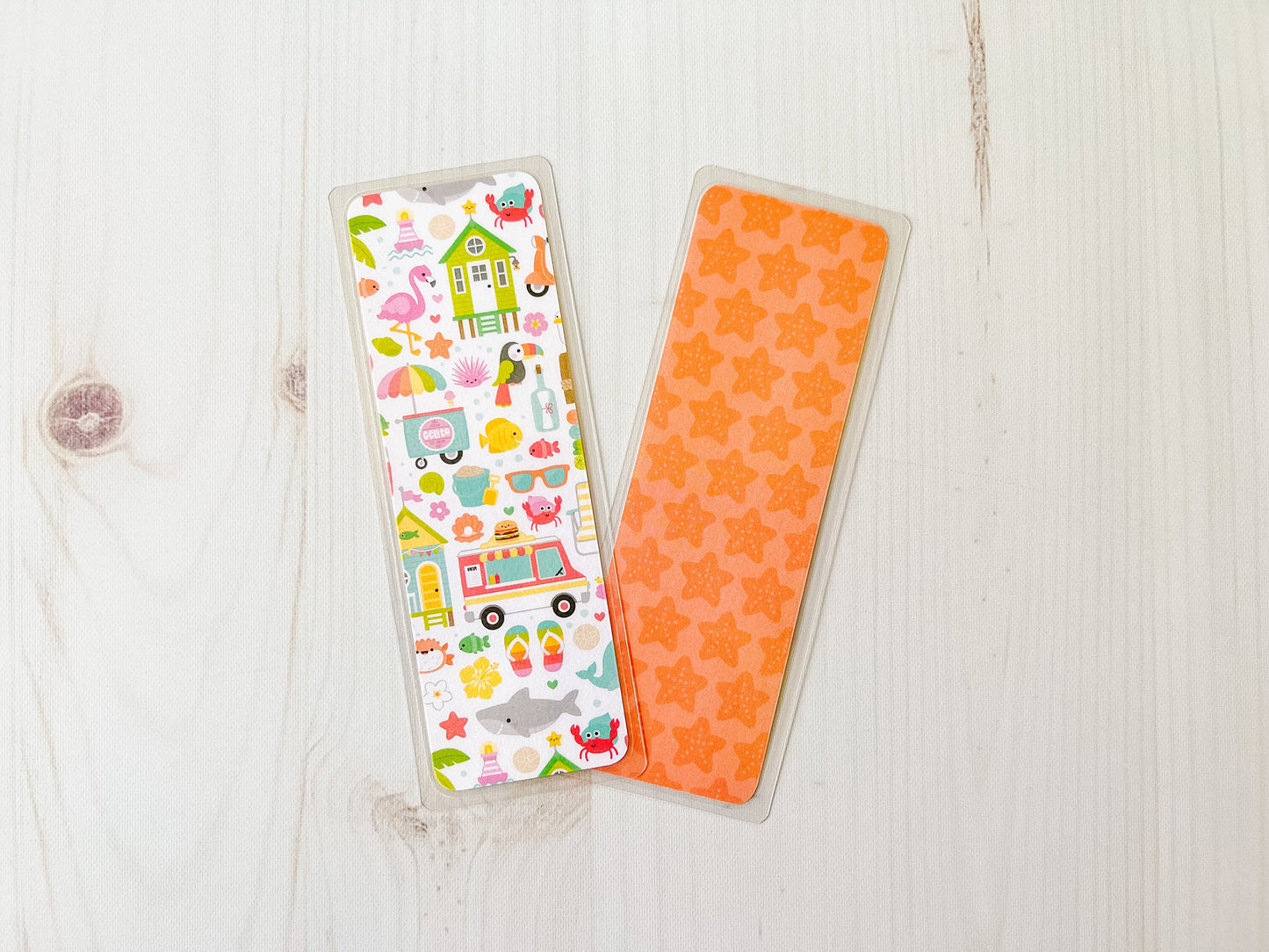 Caribbean Island | Summer Bookmark | Beach Bookmark | Cute Bookmark | Boat Bookmark | Lighthouse Bookmark | Fish Bookmark