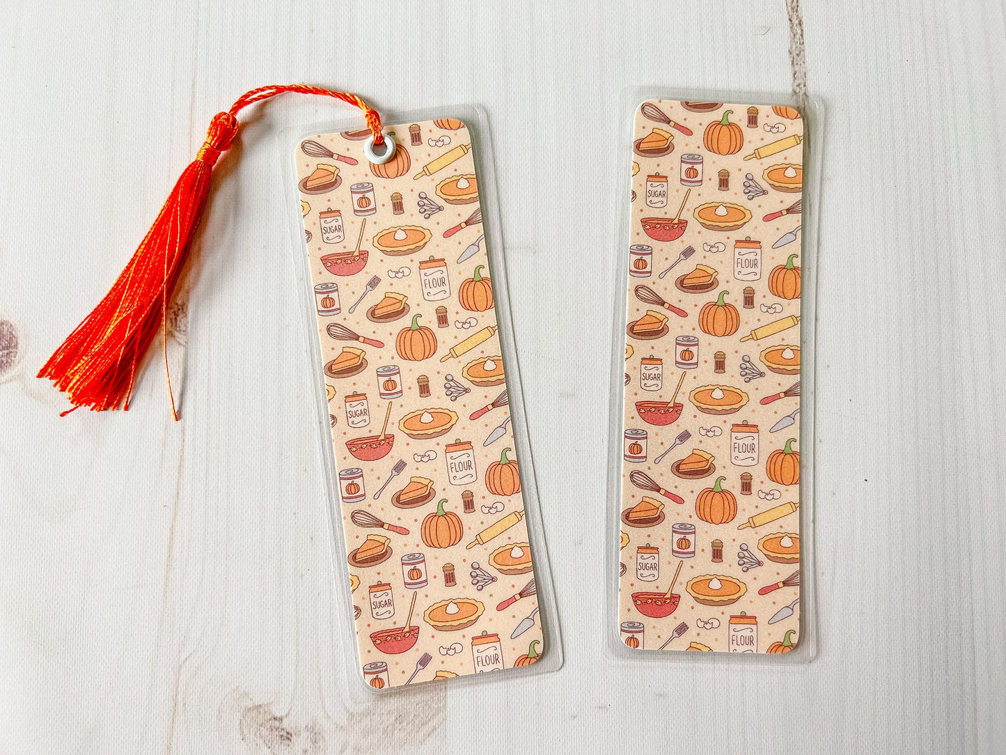 Fall Baking Pumpkin Pies Bookmark | Thanksgiving Bookmark | Fall Bookmark | Pumpkin Bookmark | Bookworm Gift | Gift for Reader