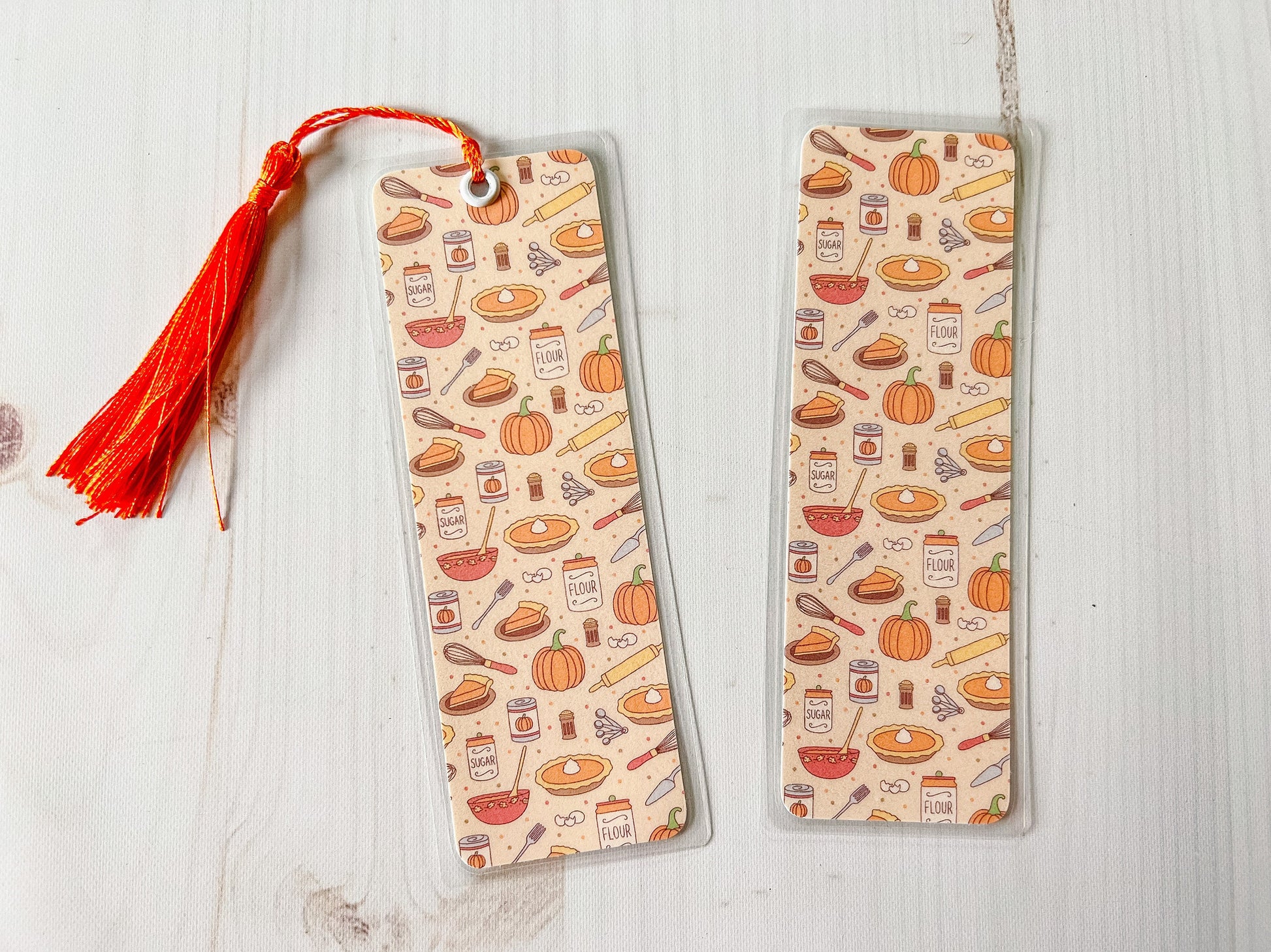 Fall Baking Pumpkin Pies Bookmark | Thanksgiving Bookmark | Fall Bookmark | Pumpkin Bookmark | Bookworm Gift | Gift for Reader