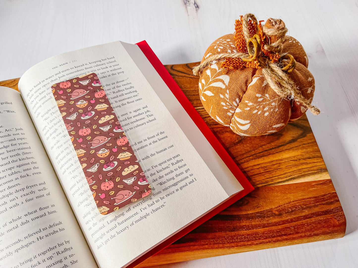 Thanksgiving Turkey Dinner Bookmark