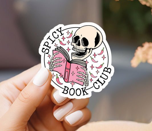 Spicy Book Club Sticker