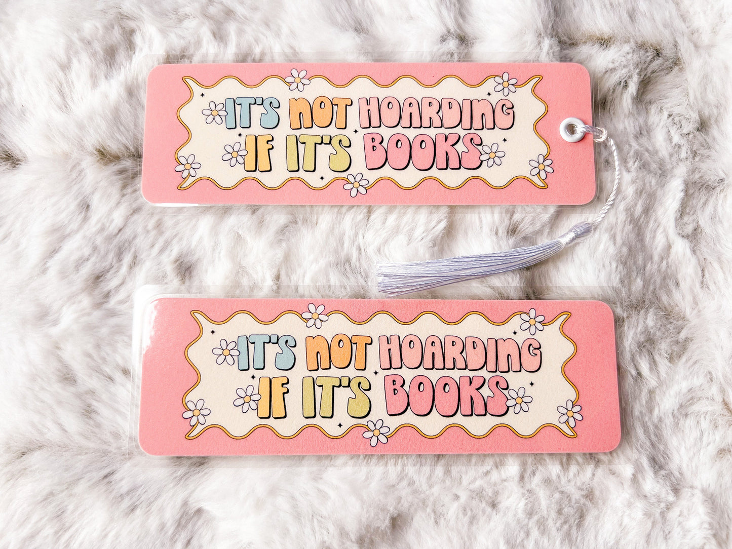 Book Hoarding Bookmark | Book Lovers Bookmark | Laminated Bookmark | Bookworm Gift | Gift for Reader | Librarian Gift