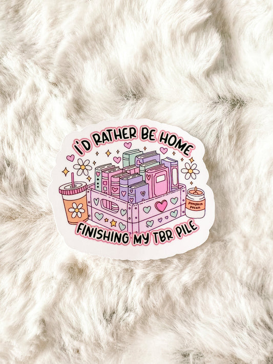 Reading Homebody Sticker