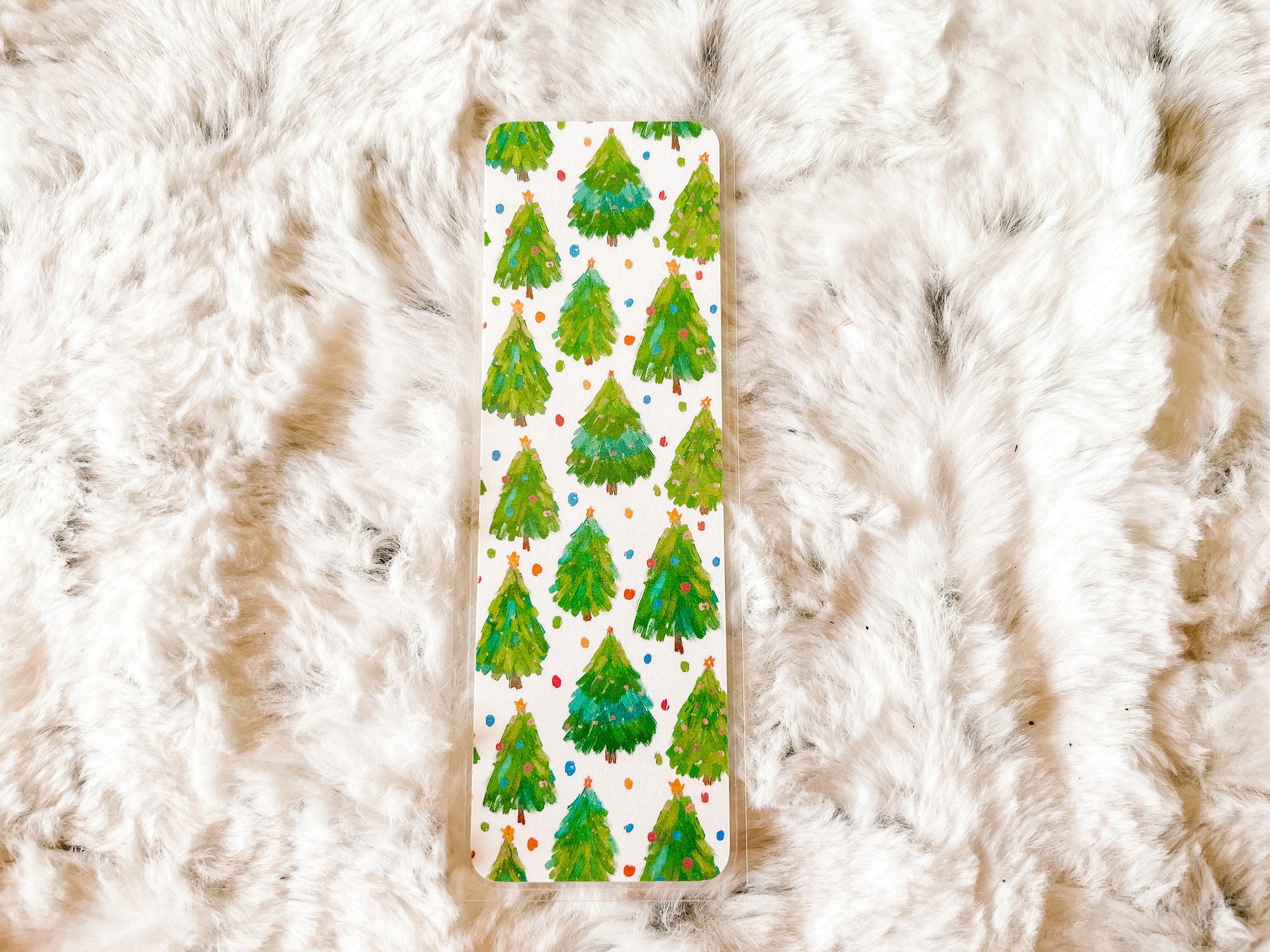Christmas Trees Christmas Bookmark | Christmas Bookmark | Winter Bookmark | Bookworm Gift | Stocking Stuffer | Gift for Reader