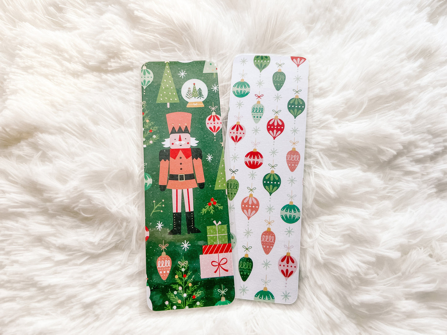 Nutcrackers, Ornaments, & Snowmen Bookmarks | Christmas Bookmark | Winter Bookmark | Gift for Reader | Bookworm Gift |