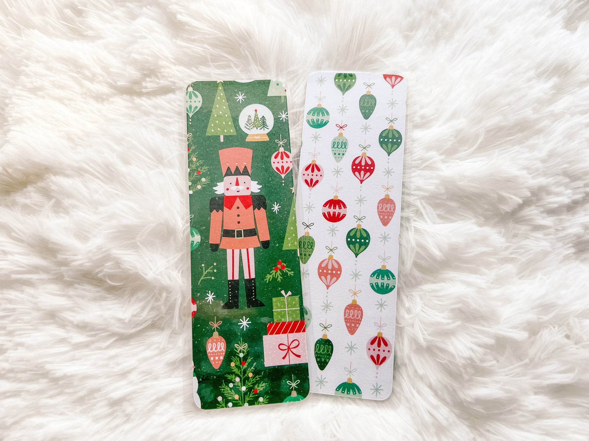 Nutcrackers, Ornaments, & Snowmen Bookmarks | Christmas Bookmark | Winter Bookmark | Gift for Reader | Bookworm Gift |