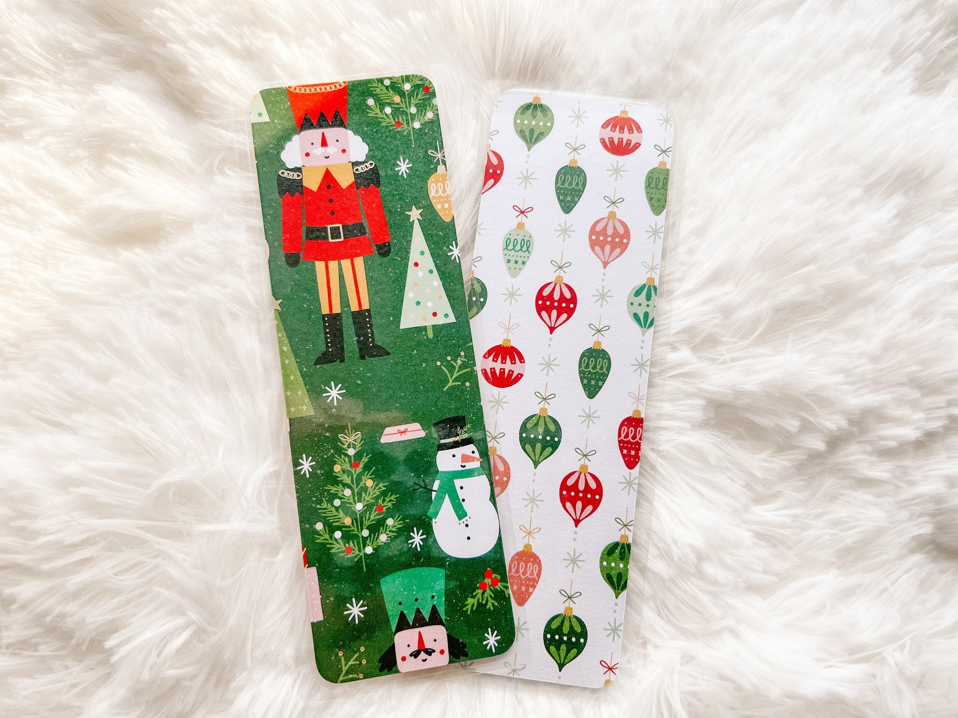 Nutcrackers, Ornaments, & Snowmen Bookmarks | Christmas Bookmark | Winter Bookmark | Gift for Reader | Bookworm Gift |
