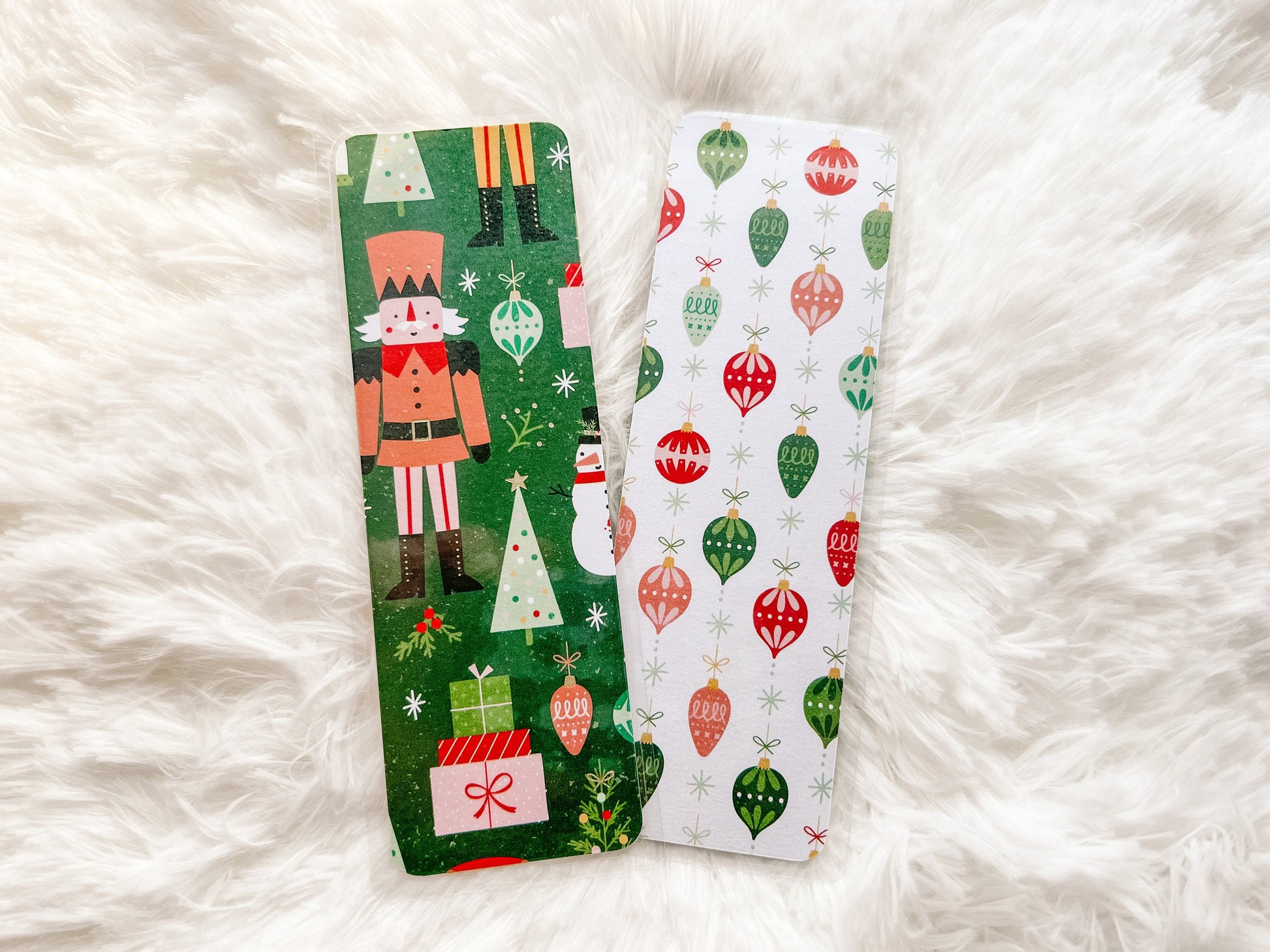 Nutcrackers, Ornaments, & Snowmen Bookmarks | Christmas Bookmark | Winter Bookmark | Gift for Reader | Bookworm Gift |