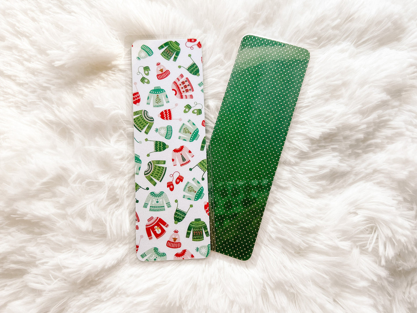 Christmas Village Bookmarks | Christmas Bookmark | Winter Bookmark | Gift for Reader | Bookworm Gift | Christmas Tree Bookmark