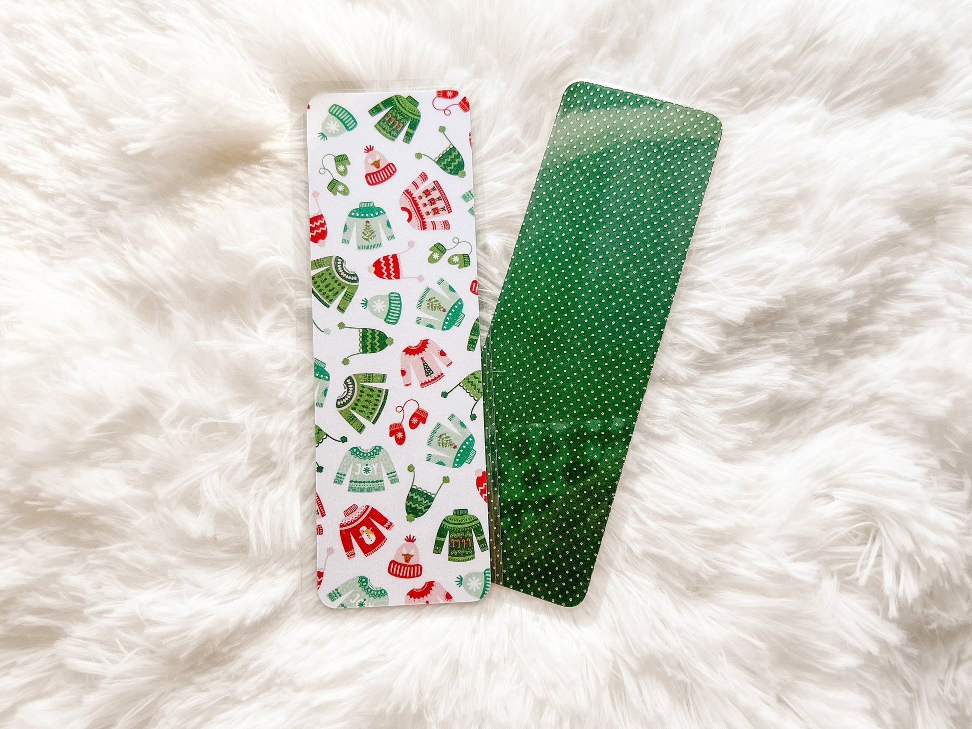 Christmas Village Bookmarks | Christmas Bookmark | Winter Bookmark | Gift for Reader | Bookworm Gift | Christmas Tree Bookmark