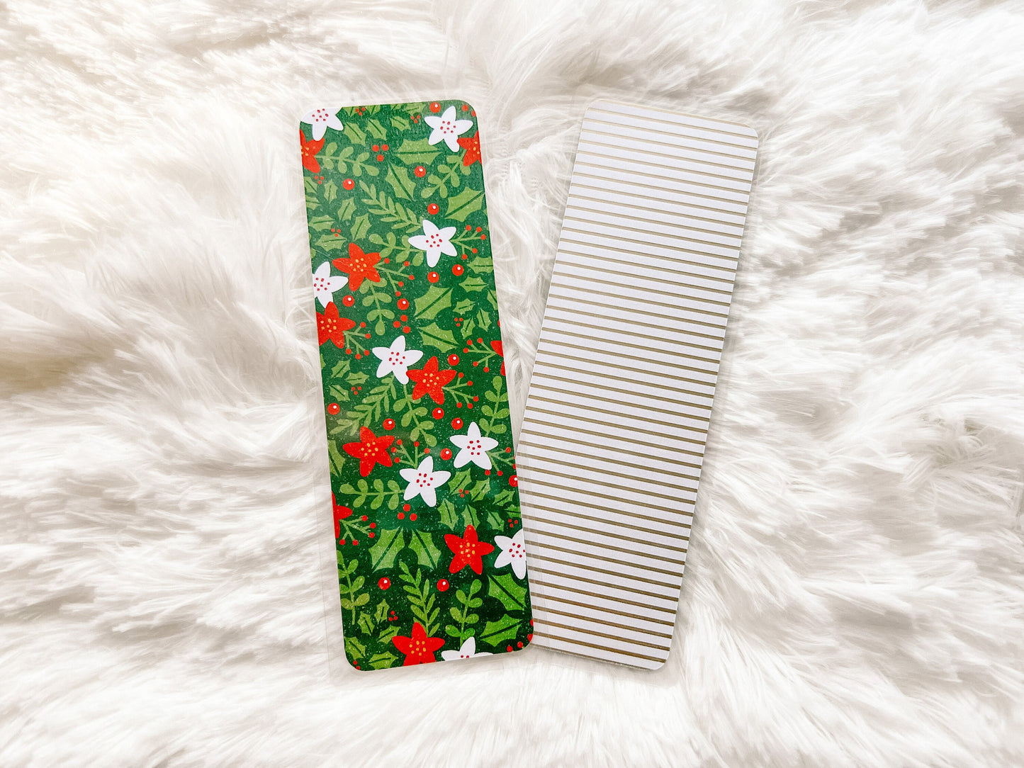 Christmas Village Bookmarks | Christmas Bookmark | Winter Bookmark | Gift for Reader | Bookworm Gift | Christmas Tree Bookmark