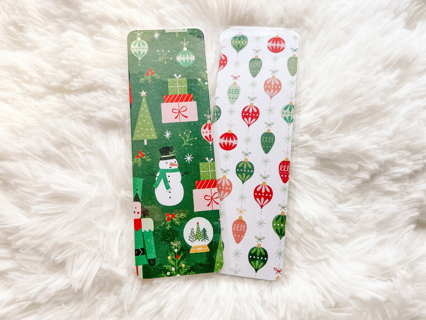 Nutcrackers, Ornaments, & Snowmen Bookmarks | Christmas Bookmark | Winter Bookmark | Gift for Reader | Bookworm Gift |