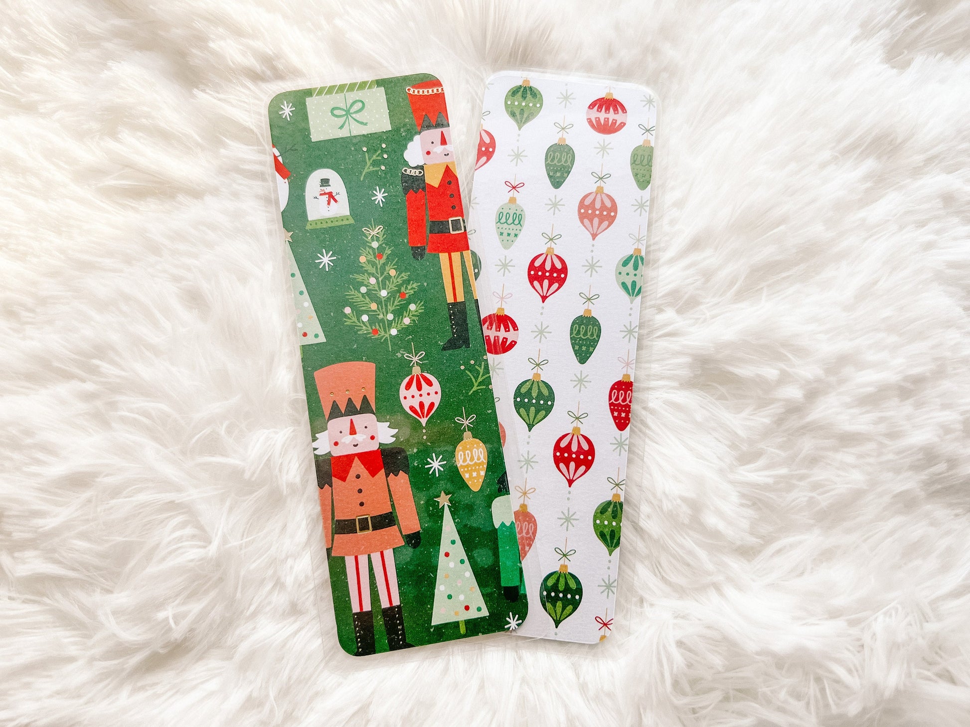 Nutcrackers, Ornaments, & Snowmen Bookmarks | Christmas Bookmark | Winter Bookmark | Gift for Reader | Bookworm Gift |