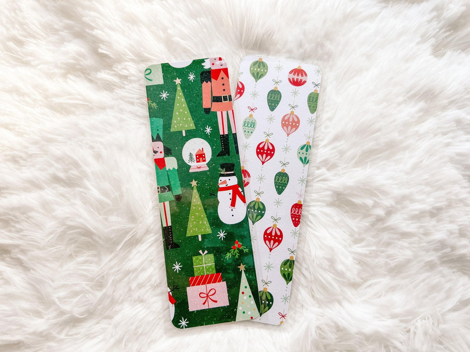 Nutcrackers, Ornaments, & Snowmen Bookmarks | Christmas Bookmark | Winter Bookmark | Gift for Reader | Bookworm Gift |
