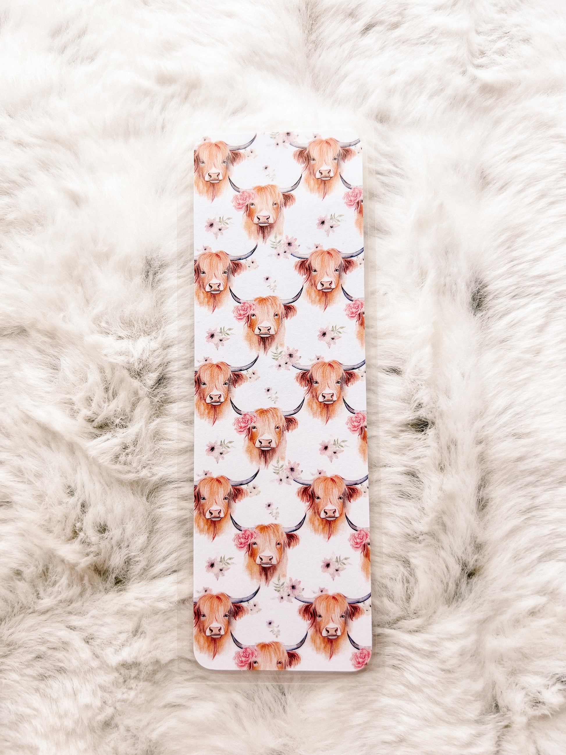 Highland Cow Bookmark | Cowboy Bookmark | Western Bookmark | Cowboy Romance Bookmark | Bookworm Gift | Book Lover | Cow Bookmark