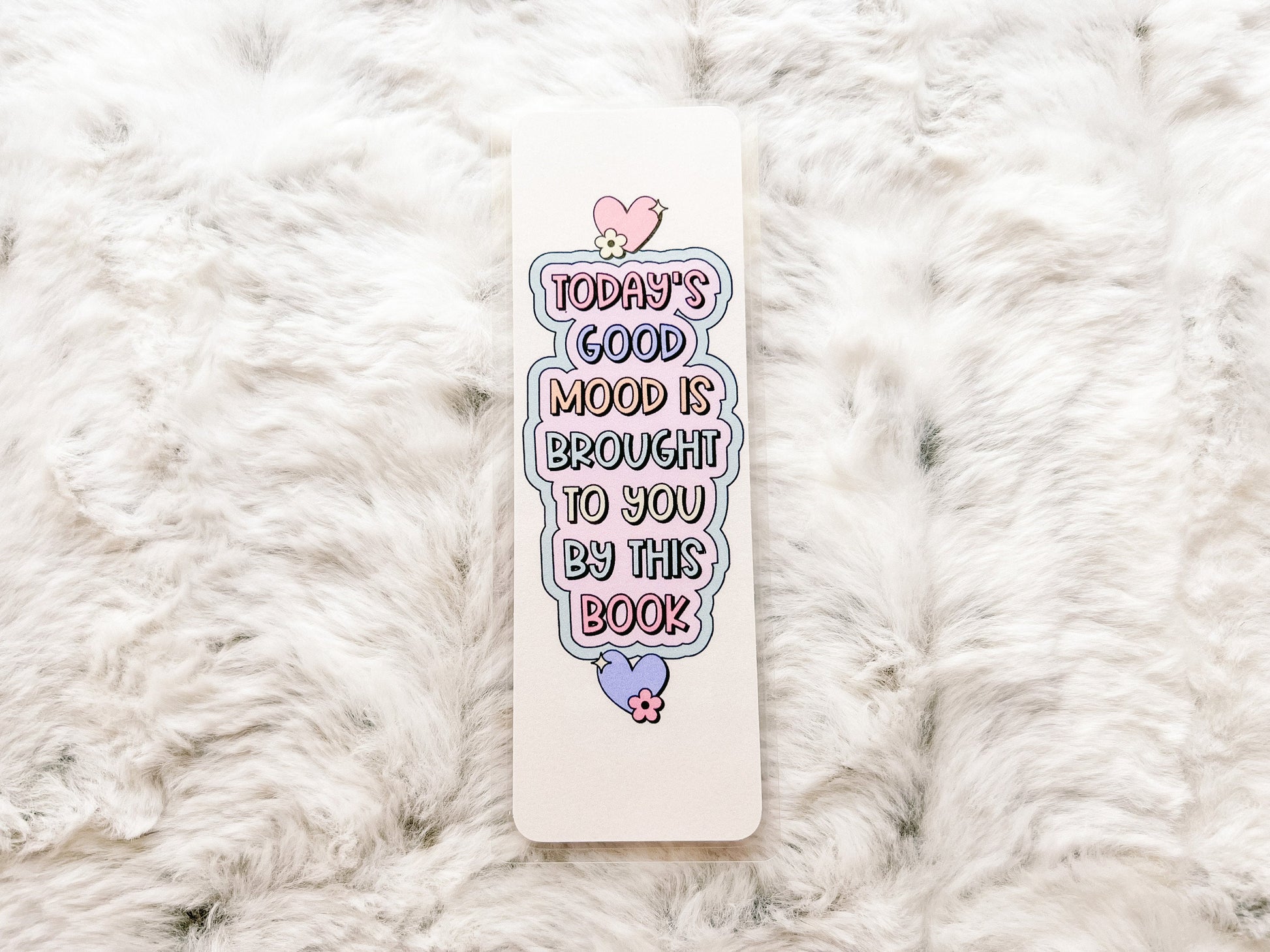 Today's Good Mood By this Book Bookmark | Book Lovers Bookmark | Laminated Bookmark | Bookworm Gift | Gift for Reader | Librarian Gift