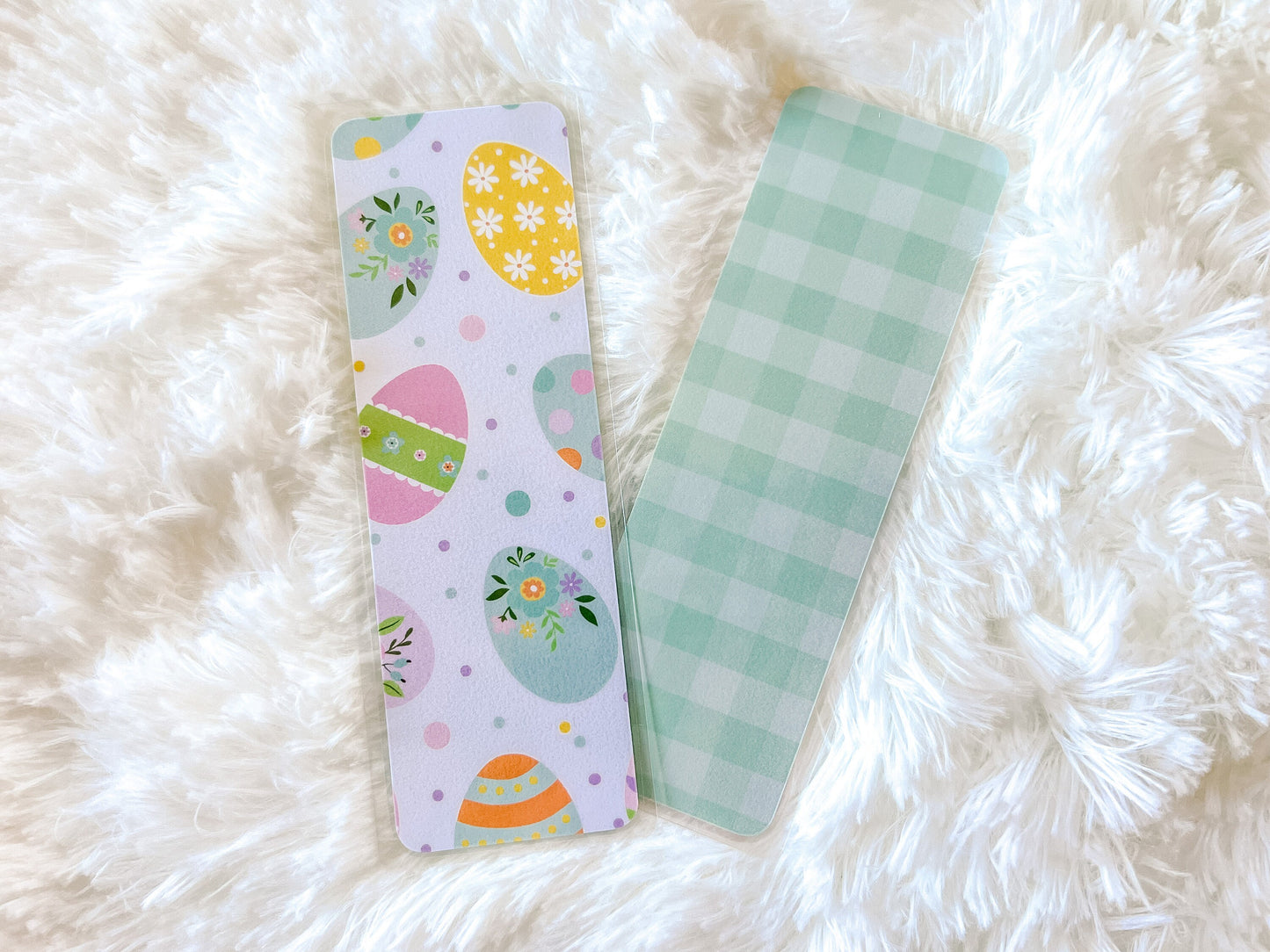Floral Easter Eggs Bookmark | Easter Bookmark | Spring Bookmark | Bunny Bookmark | Bookworm Gift | Cute Bookmark | Flowers Bookmark