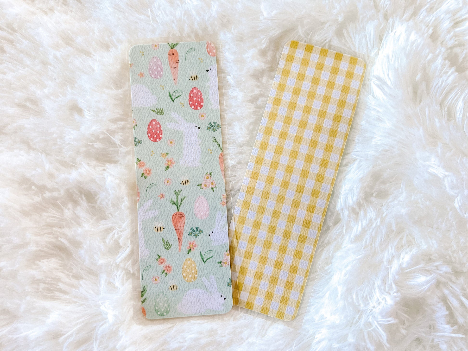 Mint Easter Bunny Bookmark | Easter Bookmark | Spring Bookmark | Floral Bookmark | Book Lover Gift | Cute Bookmark | Basket Stuffer
