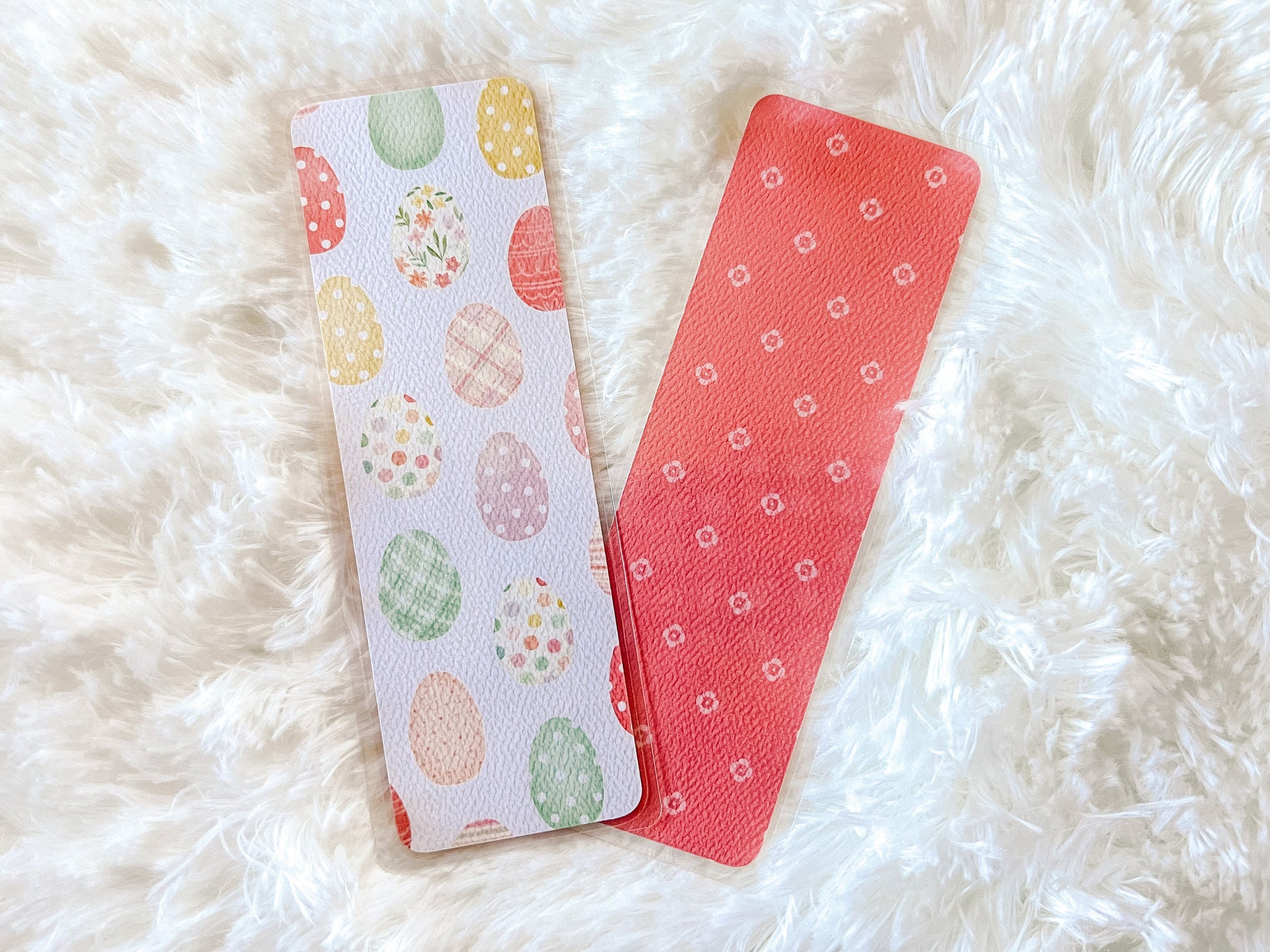 Polka Dot Easter Eggs Bookmark | Easter Bookmark | Spring Bookmark | Floral Bookmark | Book Lover Gift | Basket Stuffer | Bookish Merch