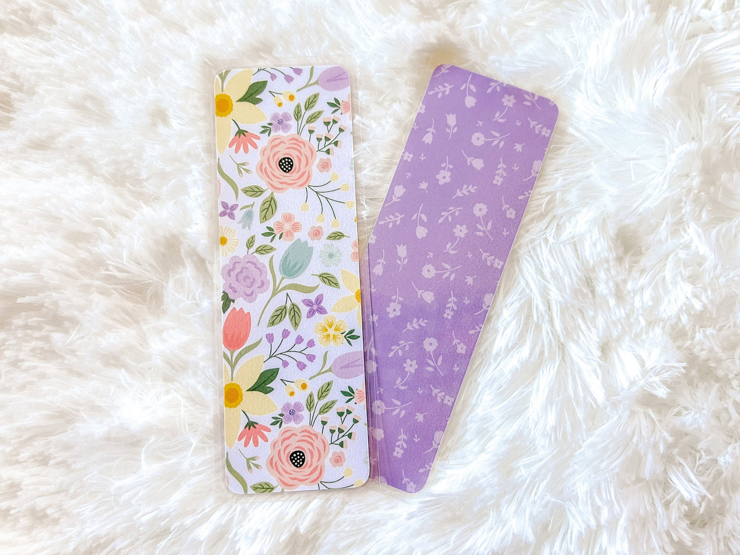 Roses & Daffodils Bookmark | Easter Bookmark | Spring Bookmark | Floral Bookmark | Bookworm Gift | Cute Bookmark | Flowers Bookmark
