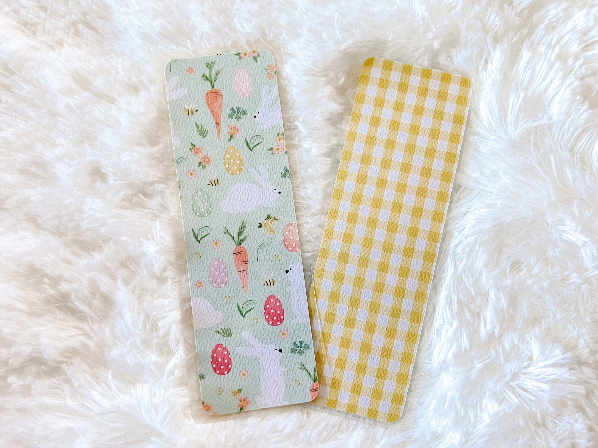 Mint Easter Bunny Bookmark | Easter Bookmark | Spring Bookmark | Floral Bookmark | Book Lover Gift | Cute Bookmark | Basket Stuffer