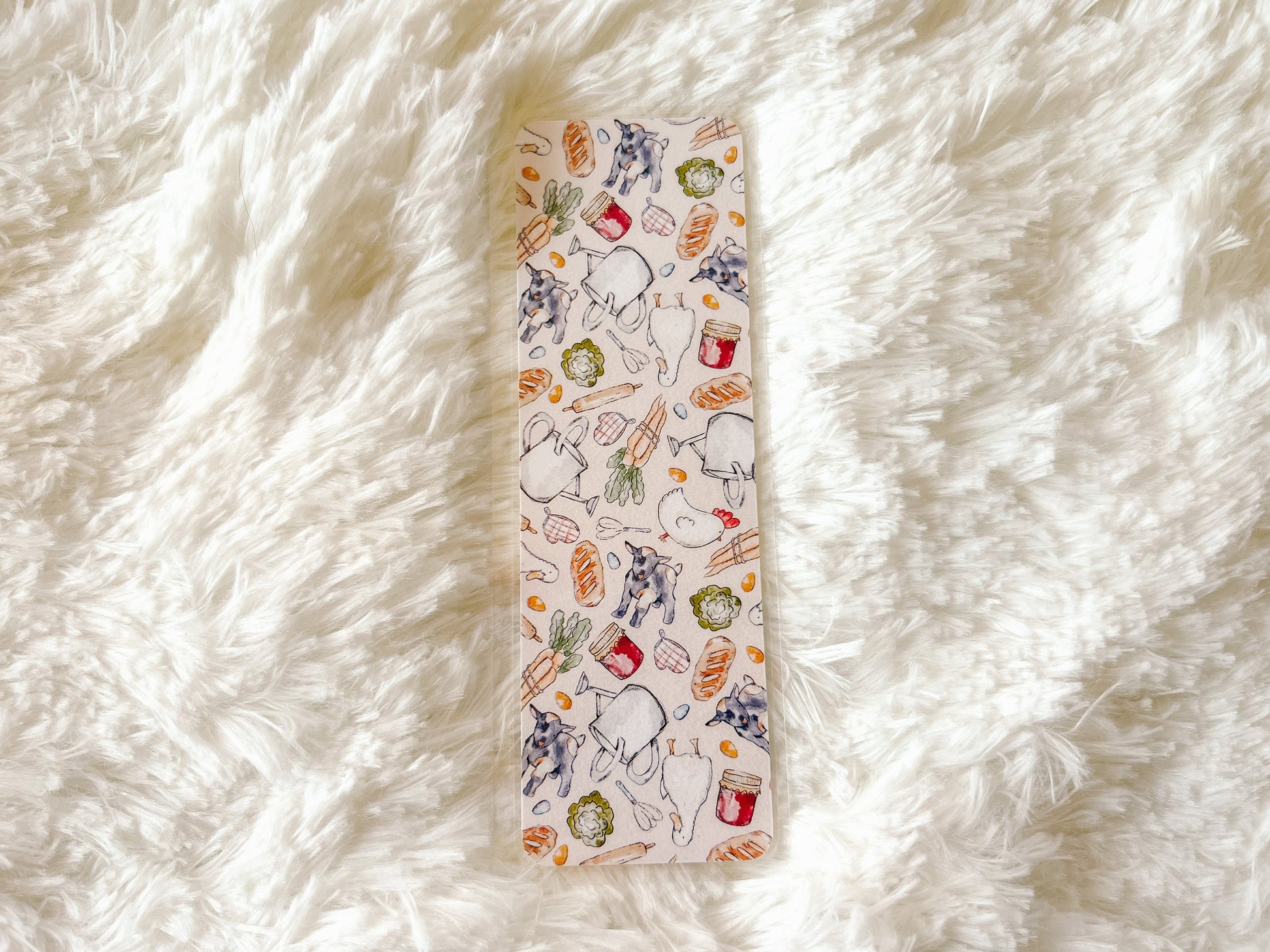 Homestead Bookmark | Homesteading Bookmark | Farming Bookmark | Cottage Bookmark | Bookworm Gift | Goats Bookmark | Chickens Bookmark