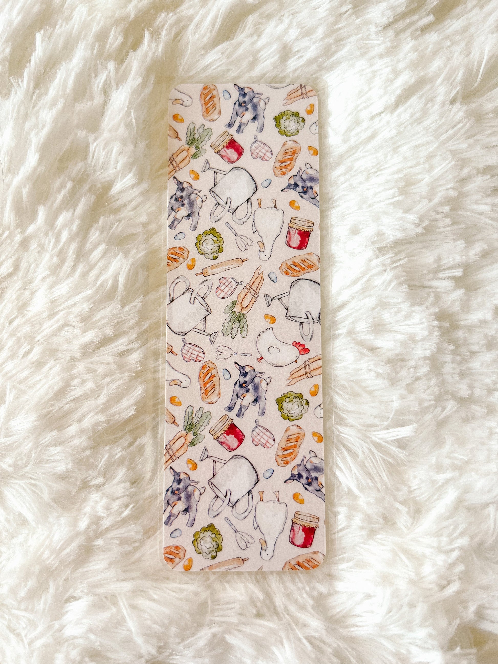 Homestead Bookmark | Homesteading Bookmark | Farming Bookmark | Cottage Bookmark | Bookworm Gift | Goats Bookmark | Chickens Bookmark