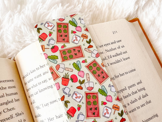 Garden Bookmark | Homesteading Bookmark | Farming Bookmark | Cottage Bookmark | Bookworm Gift | Book Lover | Vegetable Garden Bookmark