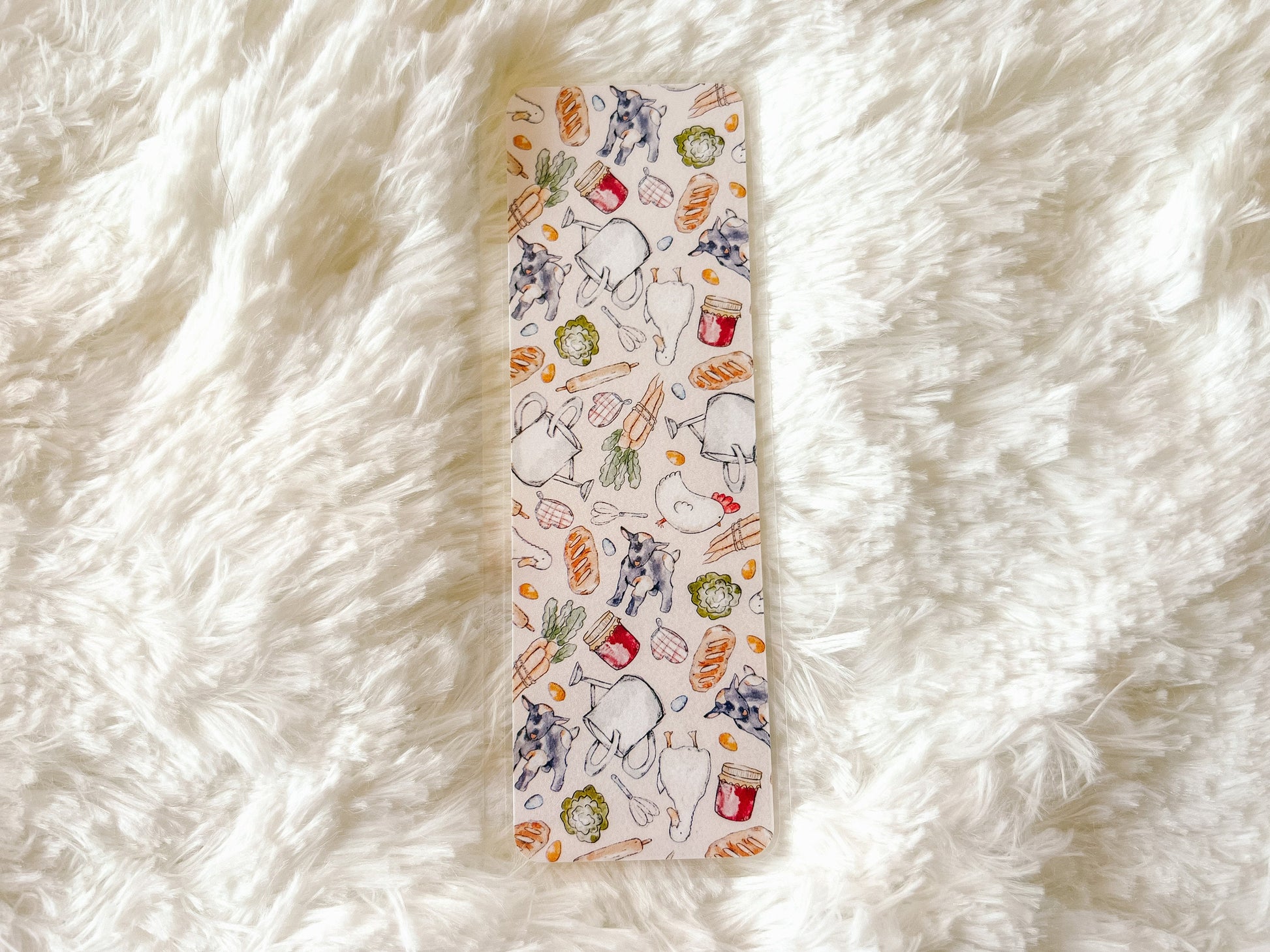 Homestead Bookmark | Homesteading Bookmark | Farming Bookmark | Cottage Bookmark | Bookworm Gift | Goats Bookmark | Chickens Bookmark