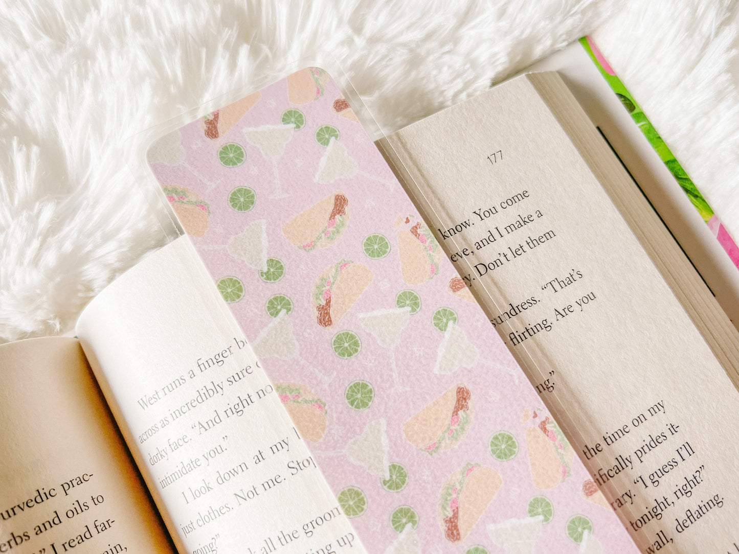 Summer Foodie Bookmark Collection | Book Lovers Bookmark | Laminated Bookmark | Bookworm Gift | Reader Librarian Gift | Food Bookmark