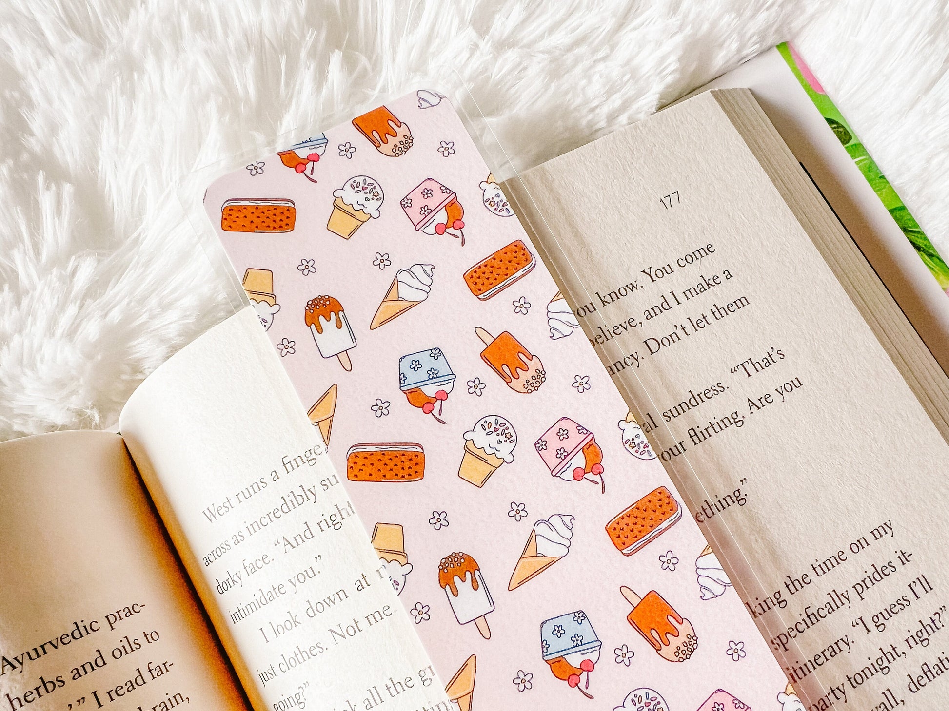 A Pink Summer Bookmark Collection | Book Lovers Bookmark | Laminated Bookmark | Bookworm Gift | Reader Librarian Gift