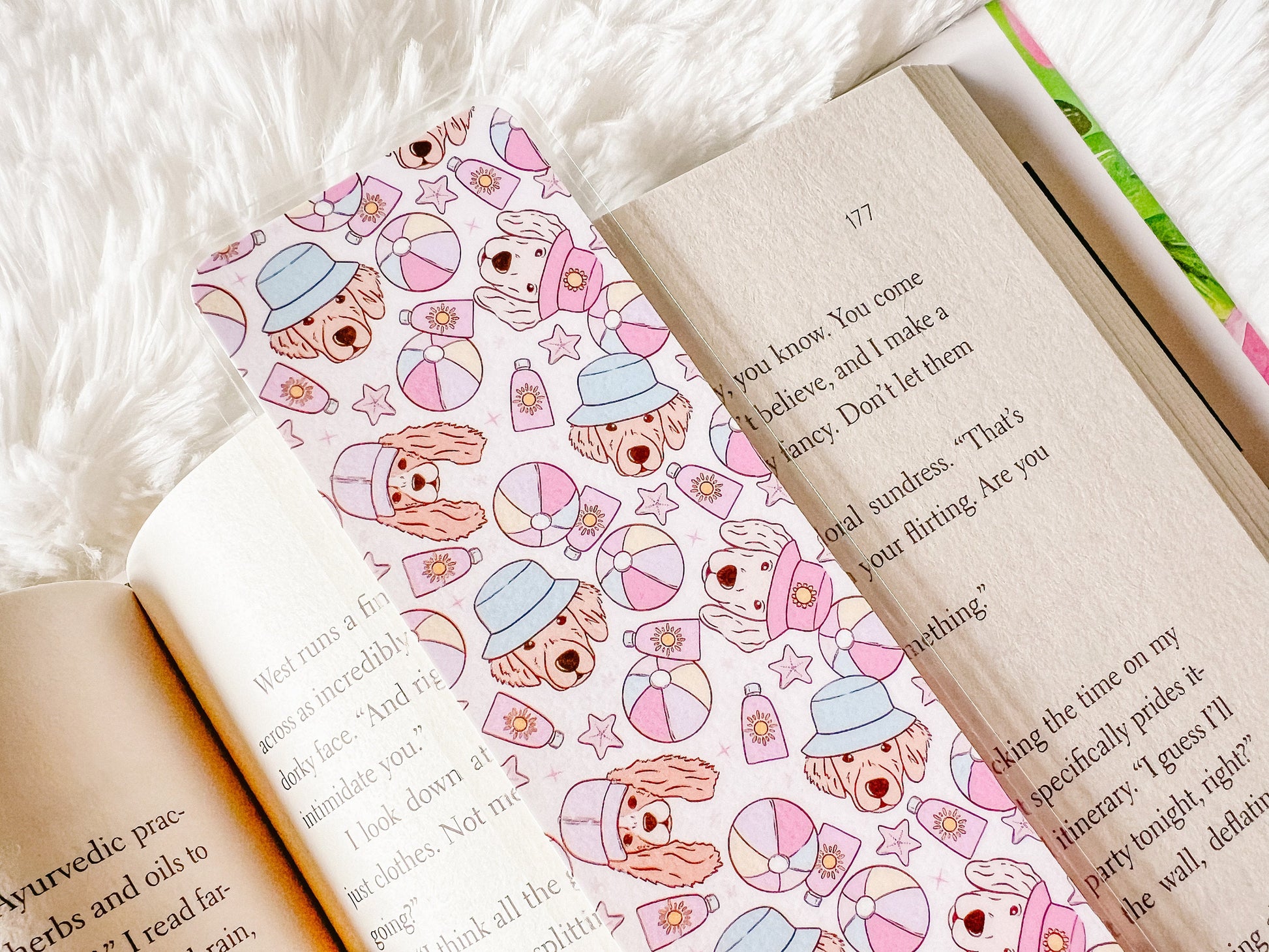 A Pink Summer Bookmark Collection | Book Lovers Bookmark | Laminated Bookmark | Bookworm Gift | Reader Librarian Gift