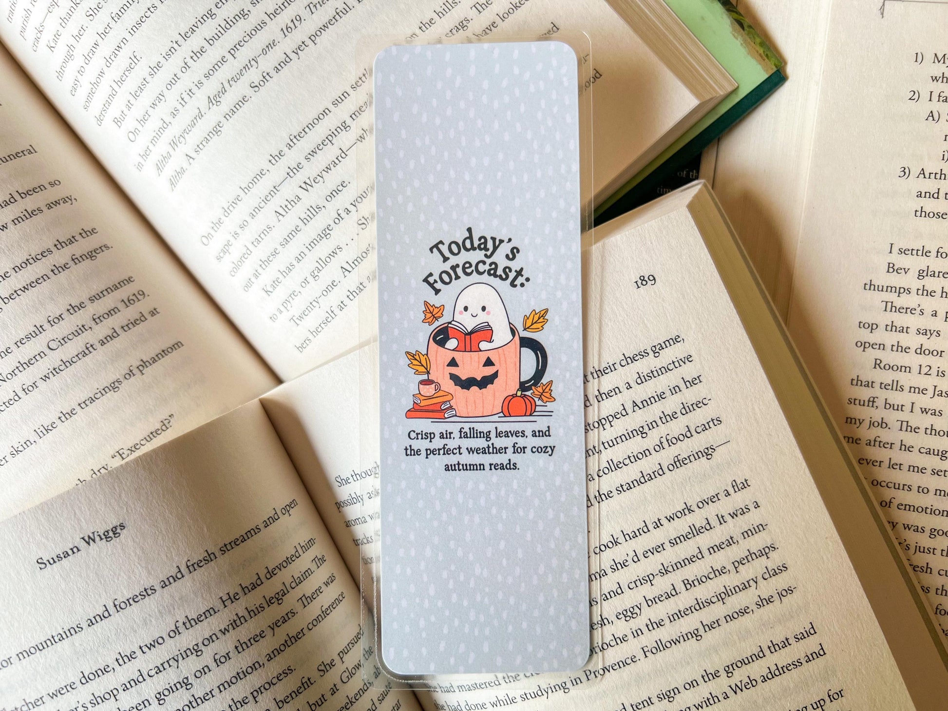 Autumn Reads Fall Bookmark