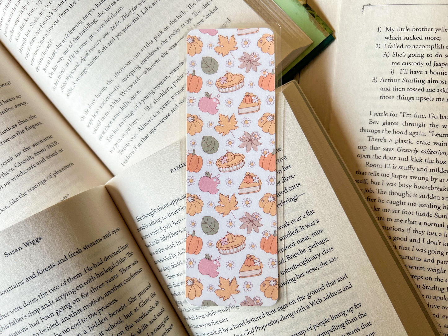 Pumpkins & Apples Fall Bookmark