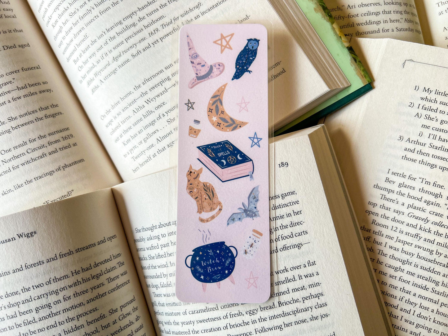 Witch Book of Spells Halloween Bookmark