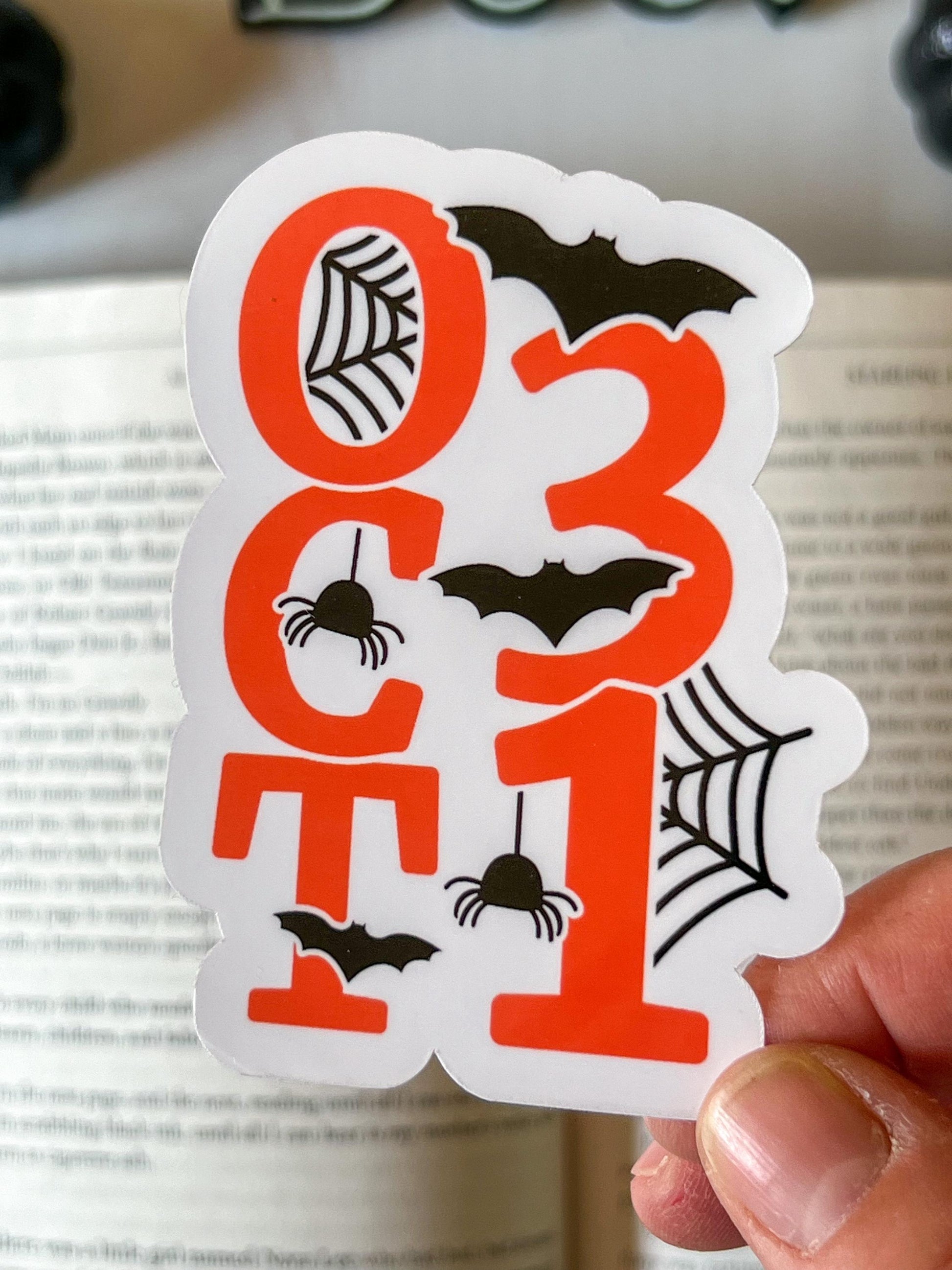 Spooky Halloween Oct 31 Sticker