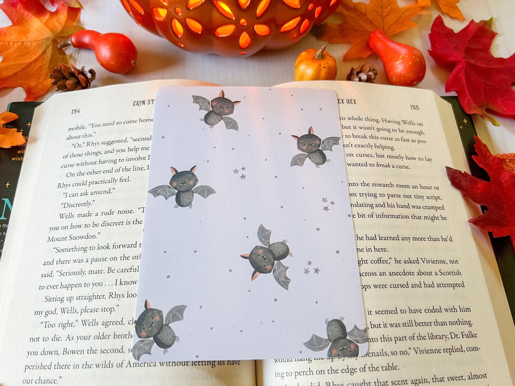 Halloween Ghosts & Bats E-Reader Case Inserts