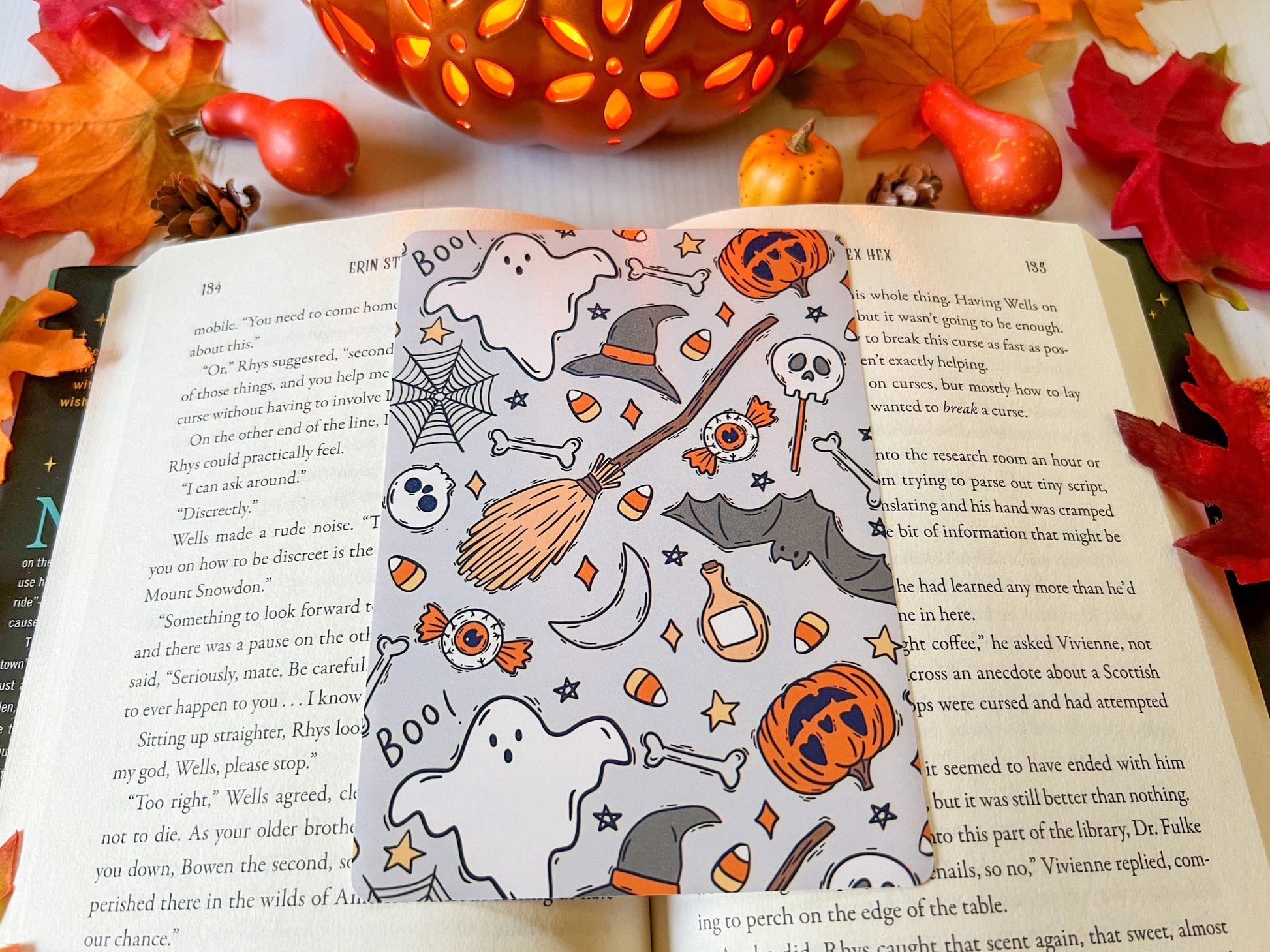 Halloween Ghosts & Bats E-Reader Case Inserts