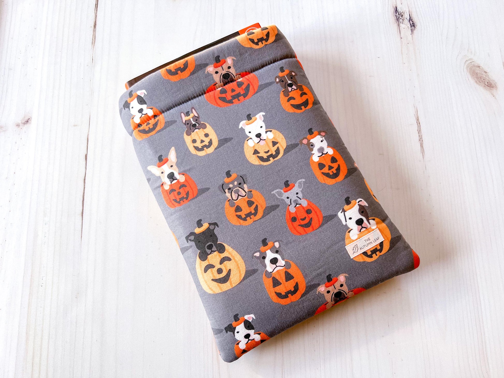 Dogs In Pumpkins Halloween Book Cozy