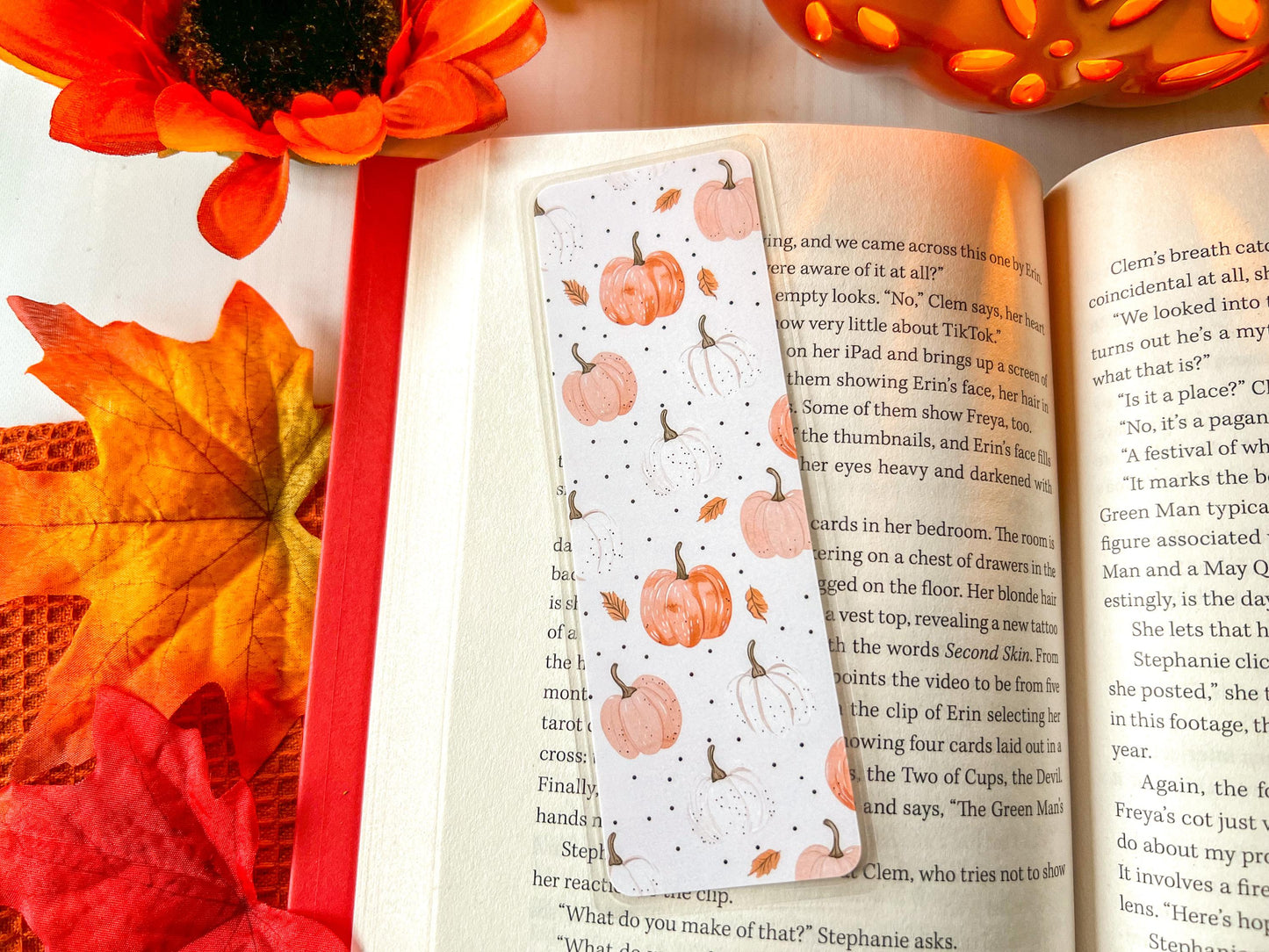 Cozy Thanksgiving Bookmark Collection | Autumn Bookmark | Bookworm Gift | Gift for Reader