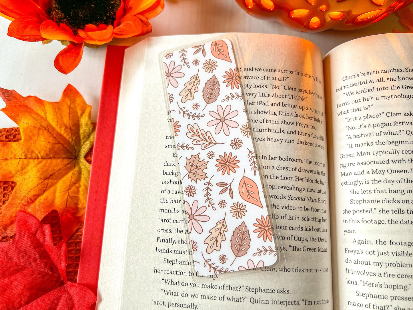 Cozy Thanksgiving Bookmark Collection | Autumn Bookmark | Bookworm Gift | Gift for Reader