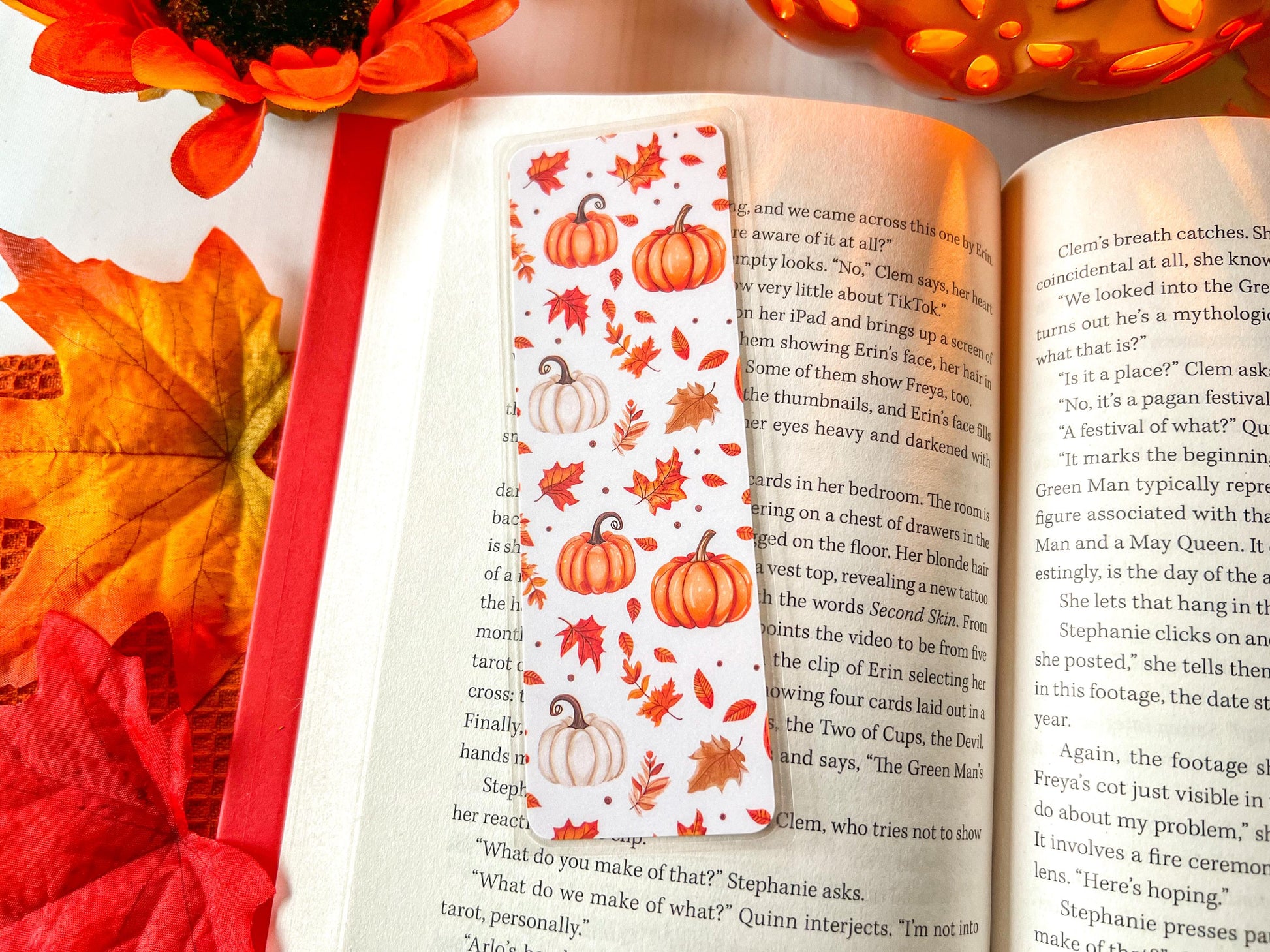 Cozy Thanksgiving Bookmark Collection | Autumn Bookmark | Bookworm Gift | Gift for Reader