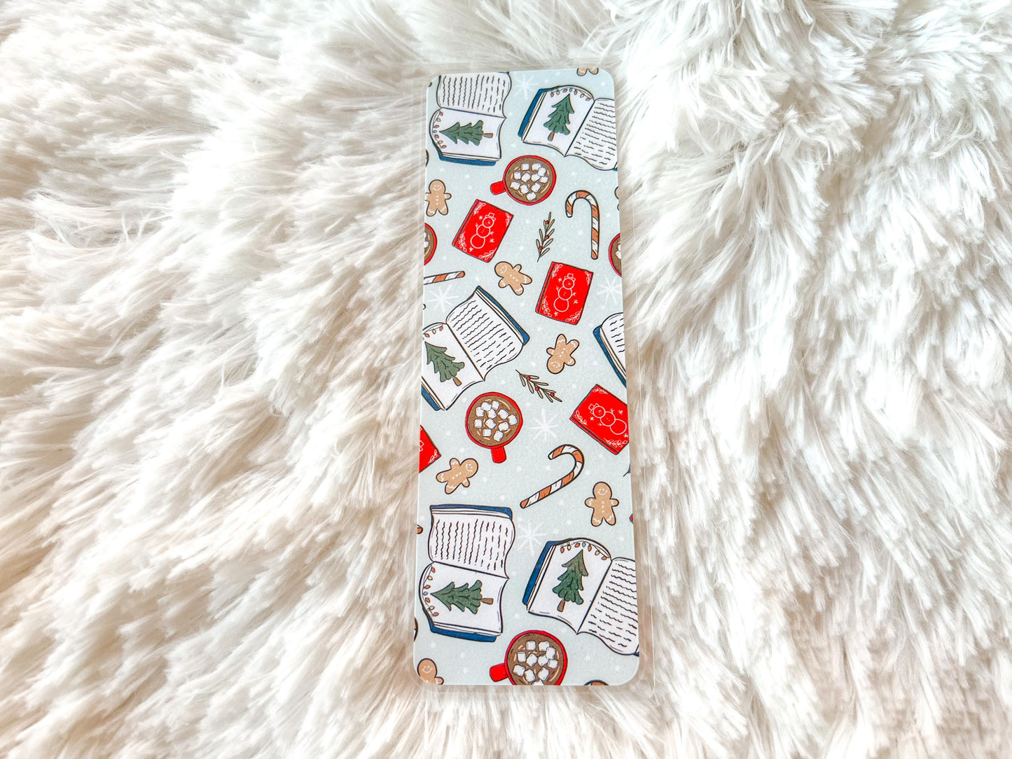 Bookmas Bookmark | Christmas Bookmark | Snow Bookmark | Holiday Bookmark | Bookworm Gift | Gift for Reader | Winter Bookmark