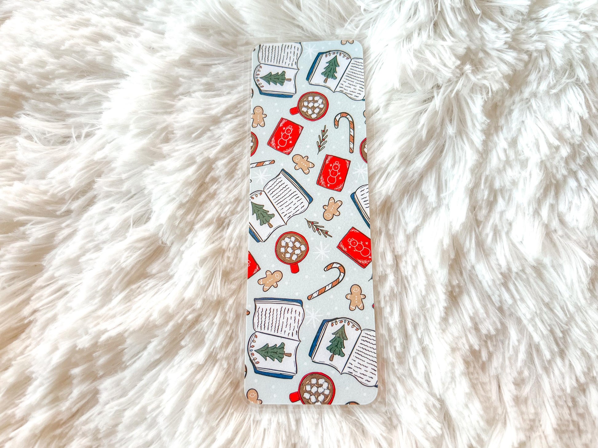 Bookmas Bookmark | Christmas Bookmark | Snow Bookmark | Holiday Bookmark | Bookworm Gift | Gift for Reader | Winter Bookmark