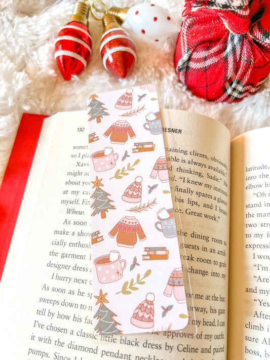 Bookworm Winter Bookmark | Winter Bookmark | Bookworm Gift | Book Lover | Gift for Reader
