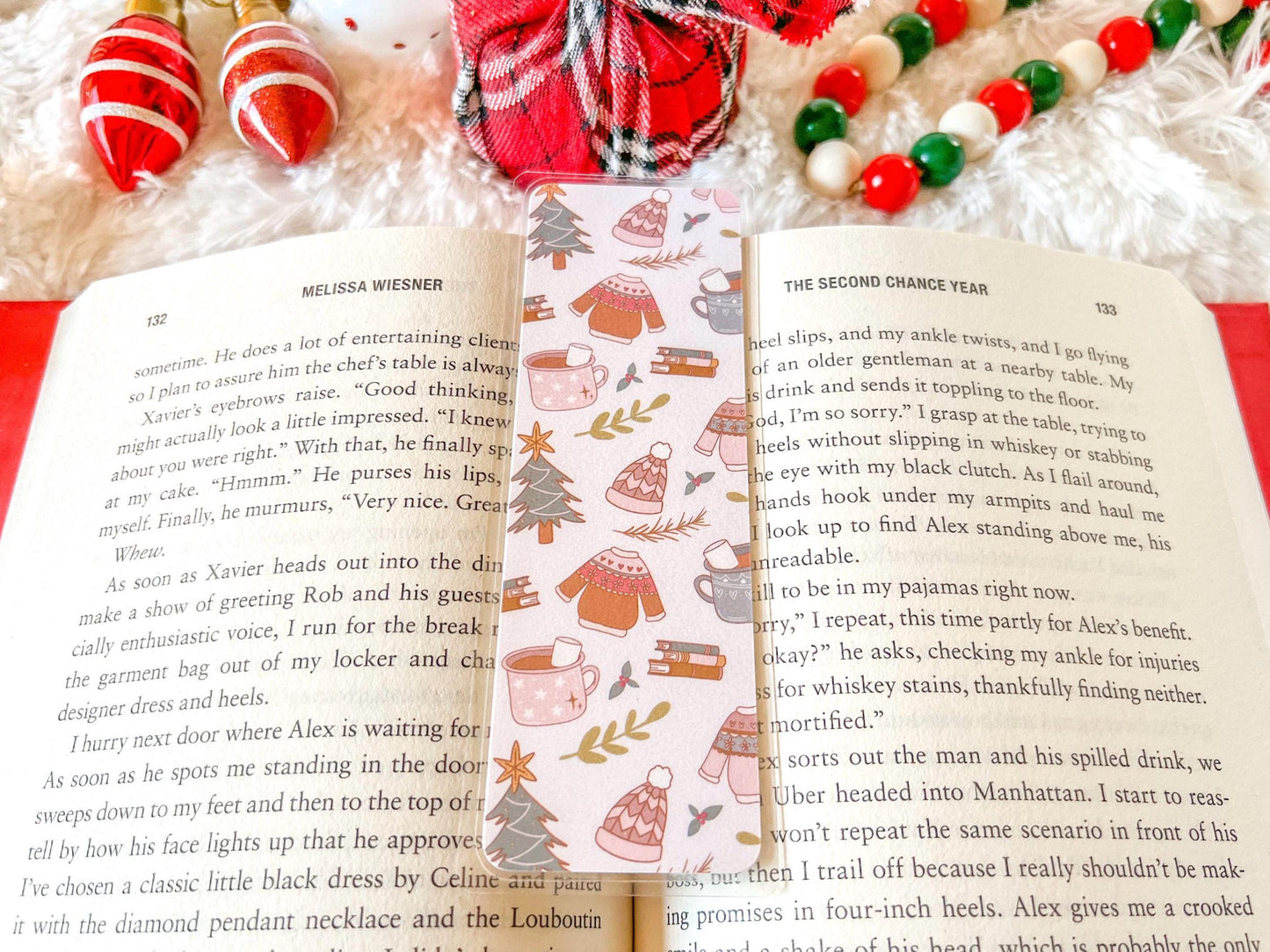 Bookworm Winter Bookmark | Winter Bookmark | Bookworm Gift | Book Lover | Gift for Reader