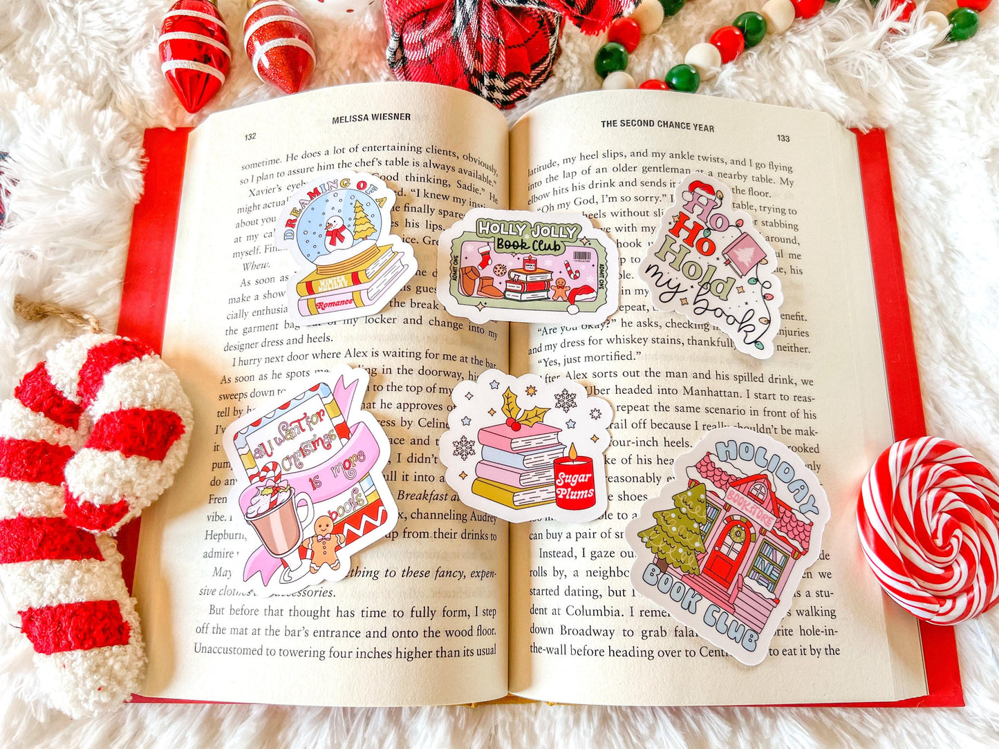 All I Want for Christmas is More Books Vinyl Sticker