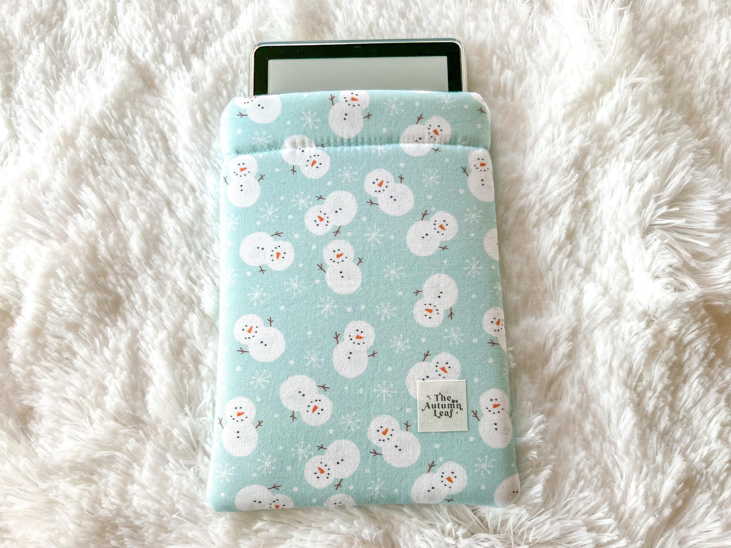 Snowmen Christmas Book Cozy | Christmas Book Cover | Christmas Book Protector | Snowman Book Cover | Cozy Book Cover